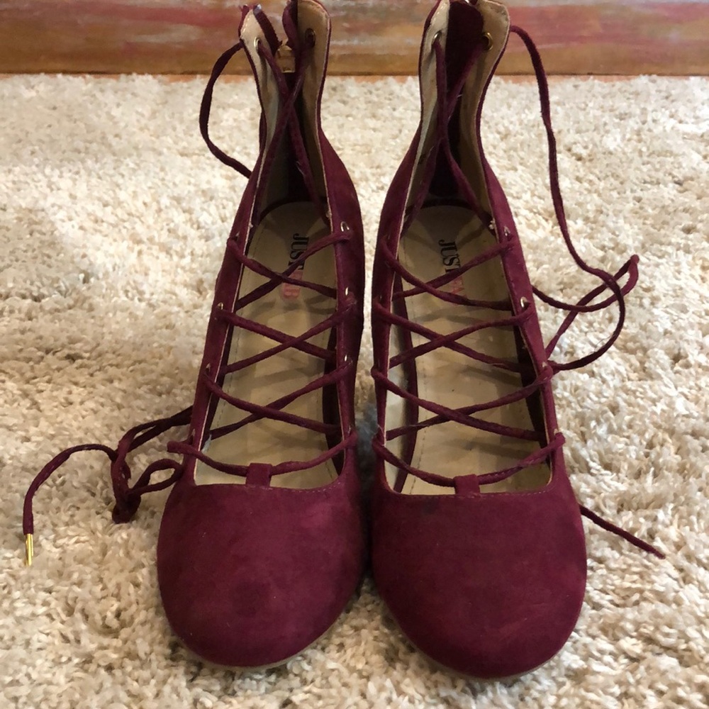 Lace up heels